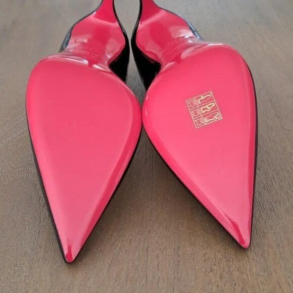 Christian Louboutin Kate Pumps - Black Patent Leather - Size: Eur 38.5 (US 8.5) - Picture 11 of 16